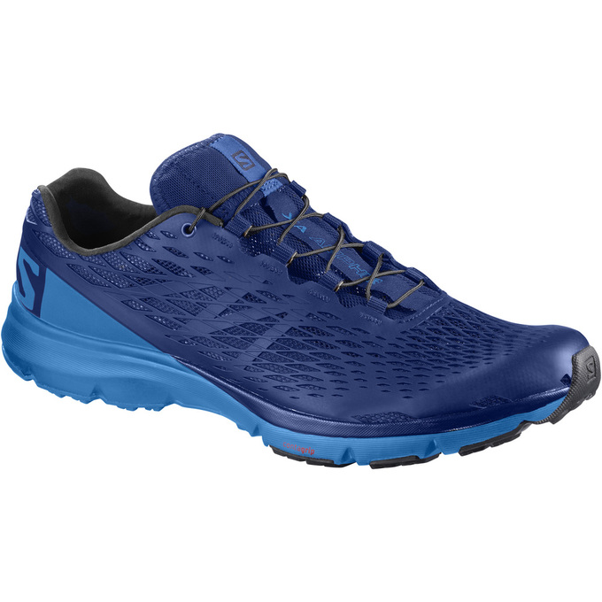 SALOMON XA AMPHIB Philippines - Men's Running Shoes - Navy/Blue | 037249-EHG